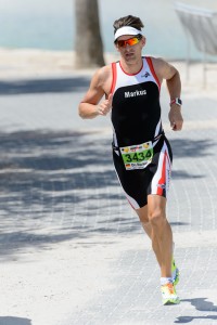 Markus Werner auf der Laufstrecke des Ironman 70.3 Mallorca 2015