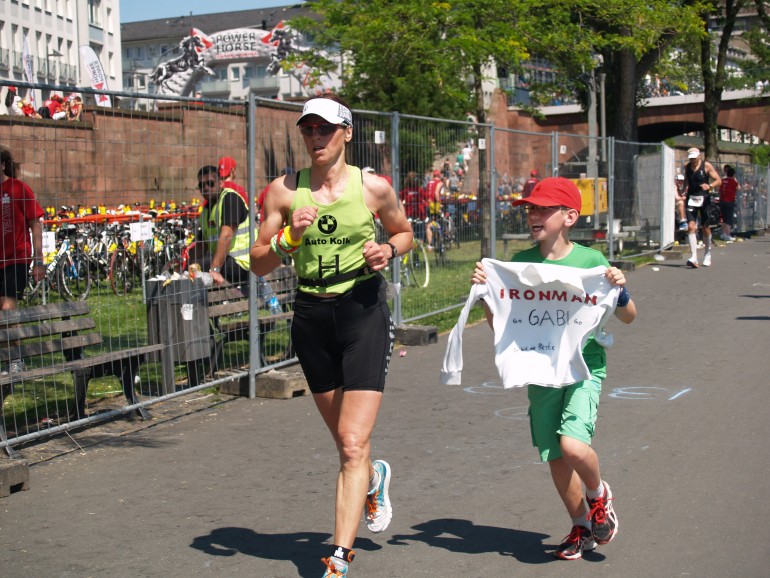 Gabi beim Ironman Frankfurt – Busch und Podium fest im Blick!