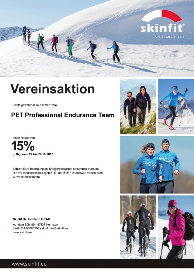 Skinfitaktion zum neuen Herbstkatalog 2017