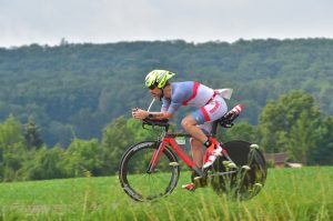 Marc Steuerer auf der Radstrecke des DATEV Challenge Roth