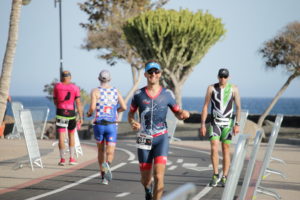 Martin Eberlein auf der Laufstrecke des Ironman Lanzarote