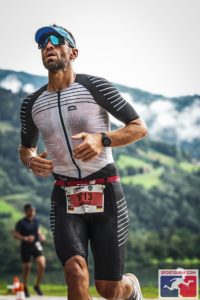 Mathias Burgstaller auf der Laufstrecke des Ironman 70.3 Zell am See